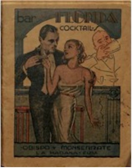 Cover of Cocktails: Bar La Florida, published in 1935
