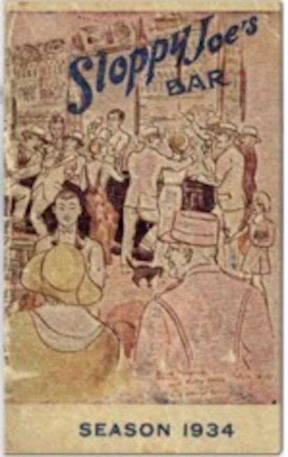 Cover of Sloppy Joe's Bar, Season 1934